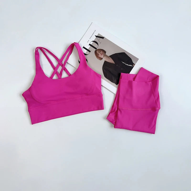 2 Pieces Yoga Set Women