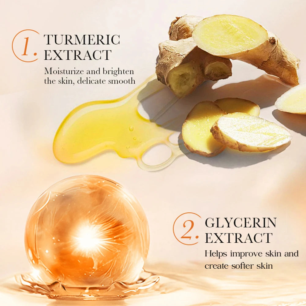 Turmeric Whitening Face Cream Wrinkle Lighten Fine Lines