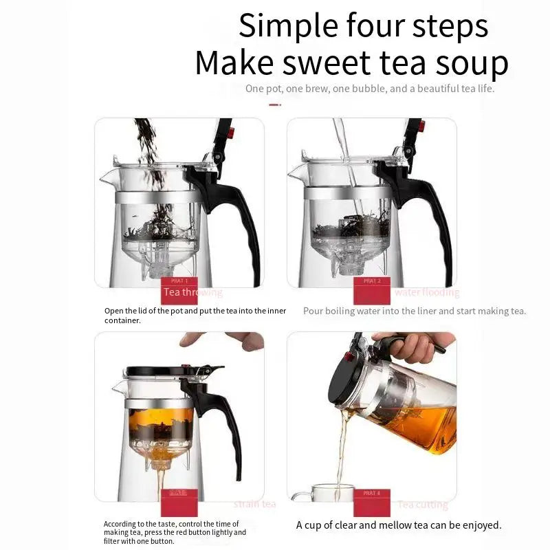 High-temperature resistant and elegant cup, household tea set
