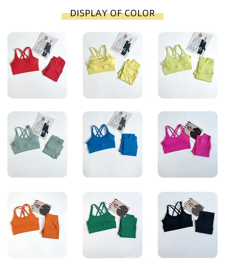 2 Pieces Yoga Set Women