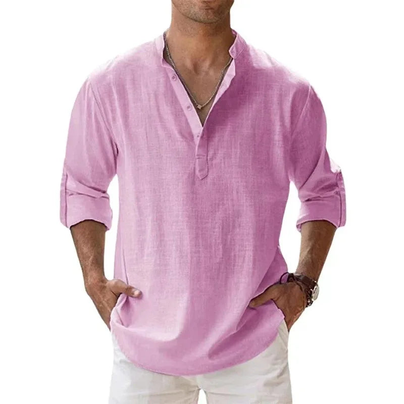 New Men Casual Shirts Lightweight