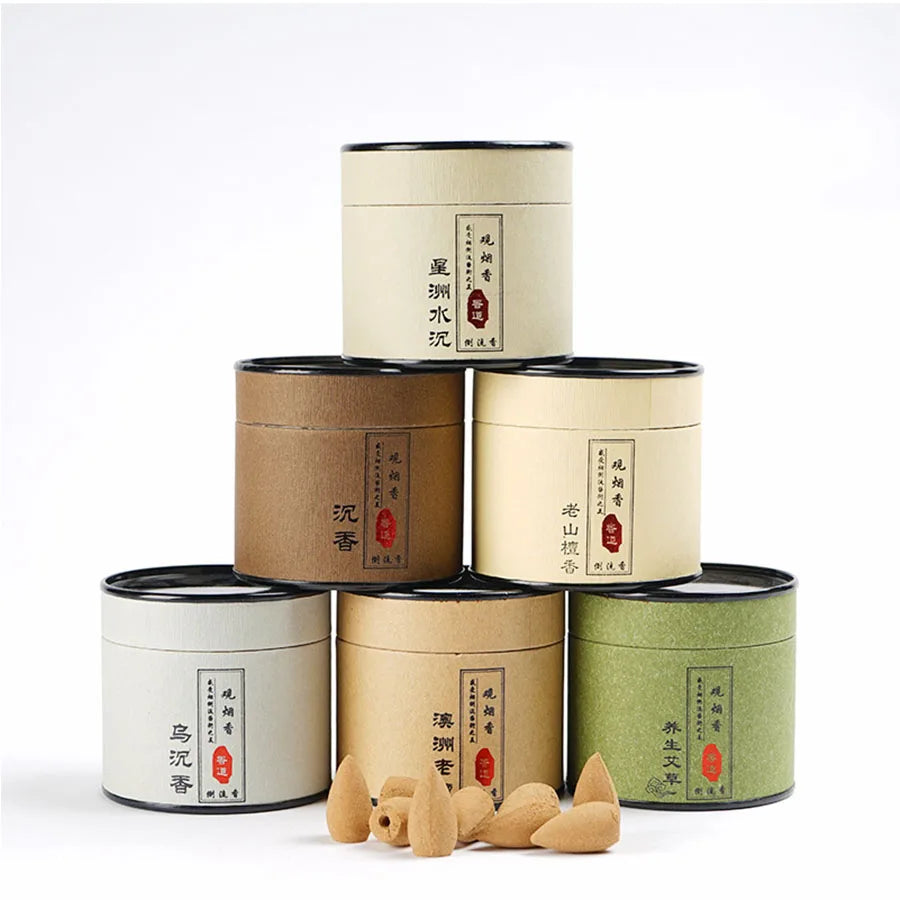 1 can of about 40 natural reflux cones with various fragrances