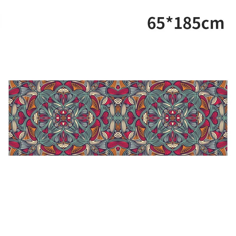 Hot Yoga Mat Towel  Printed Yoga Towel Non Slip Fitness Workout Mat Cover