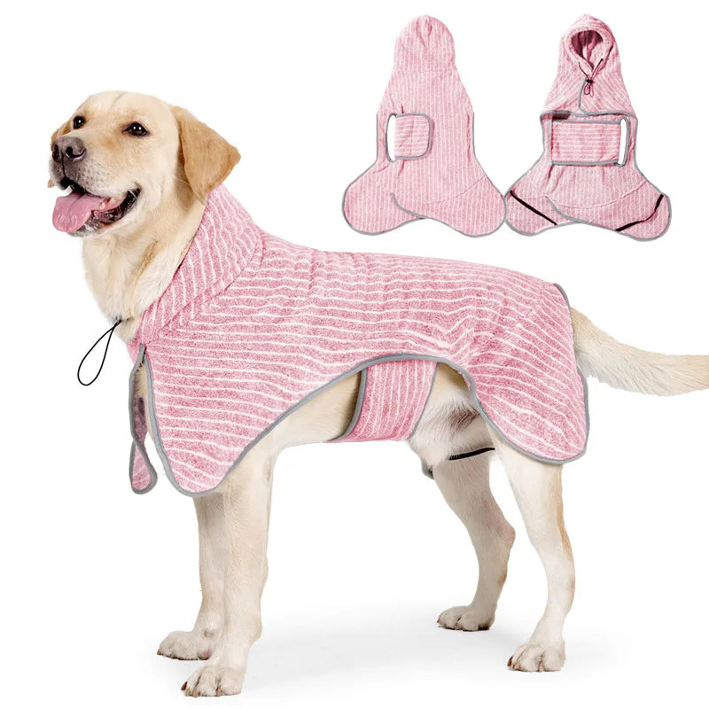 1PC New Pet Cleaning Products Dog Bathrobes Large Dog