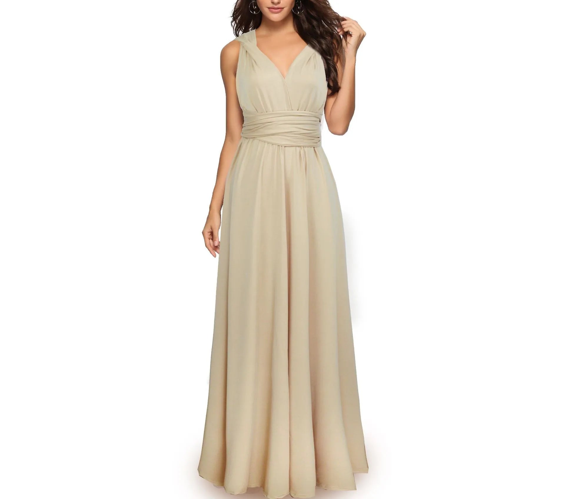 Women Dresses Multiway Wrap Convertible Boho Maxi Dress