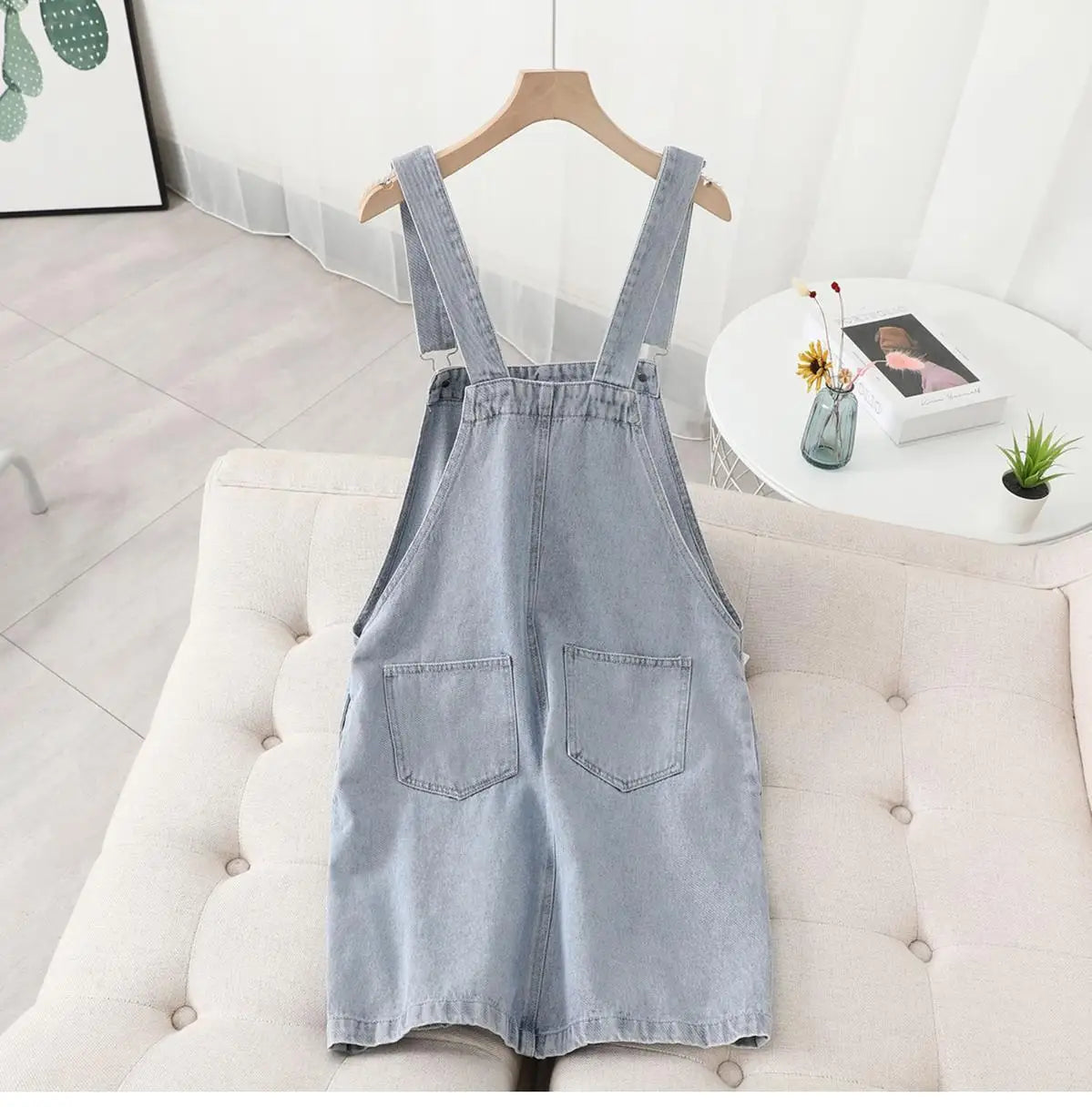 Denim Strap Jumper Dress