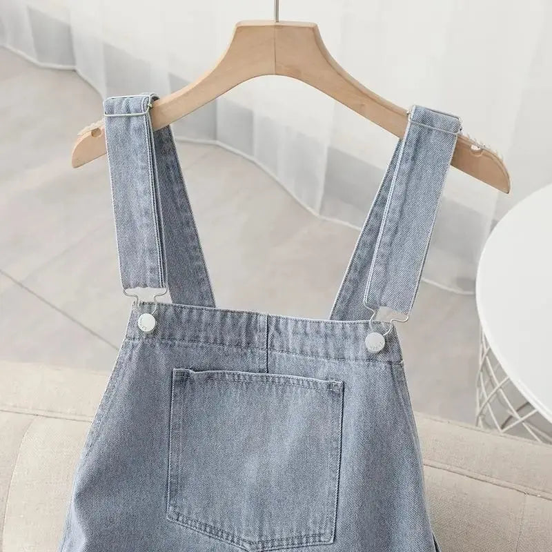 Denim Strap Jumper Dress