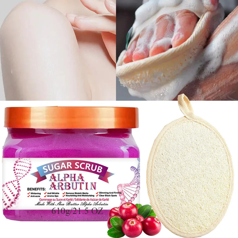 Shea Sugar Body Scrub Coconut Watermelon Rose