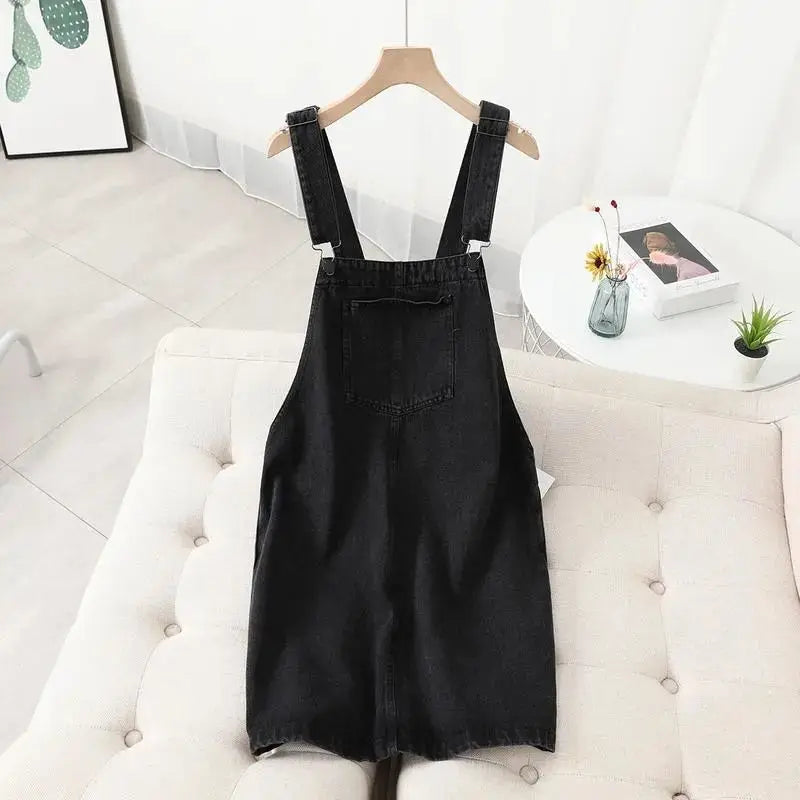 Denim Strap Jumper Dress