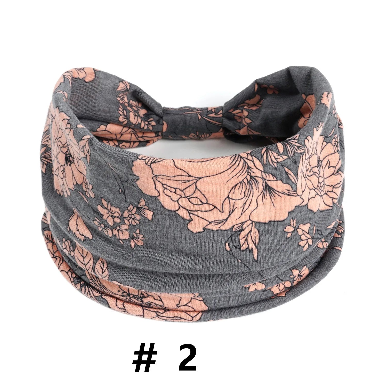 Boho Headbands for Women Cotton Wide Head Bands Stretch