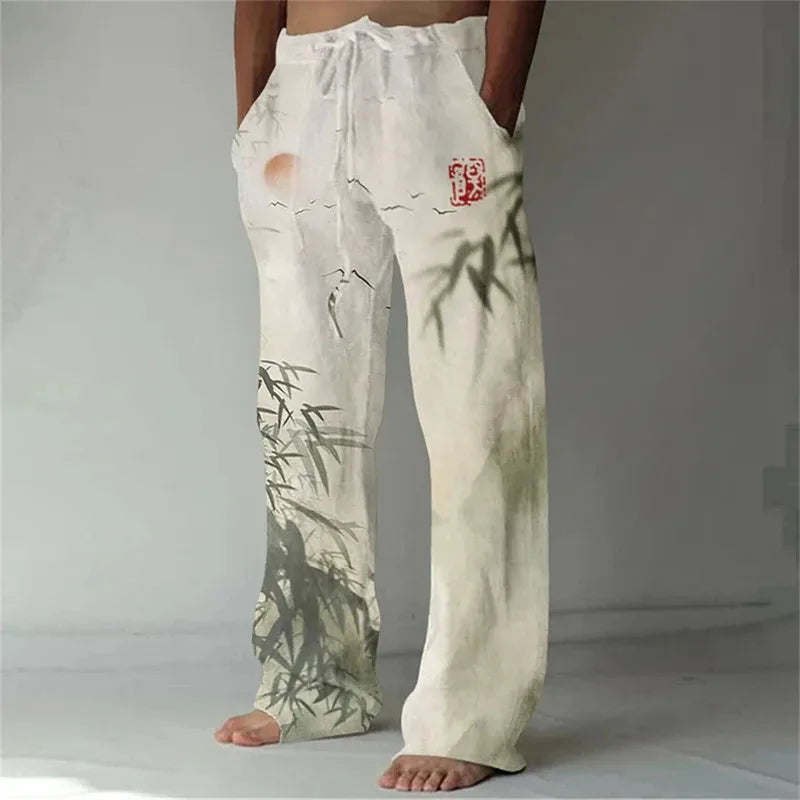 Wide New Killer Whale 3D Printed men's New Sweatpants