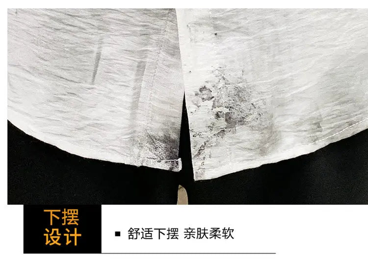 Fashion Men Summer Casual Short Sleeve Floral Shirt