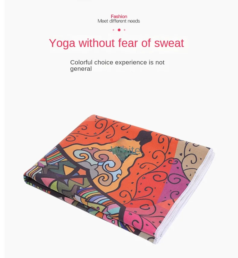 Anti-slip double-sided Fleece Yoga mat