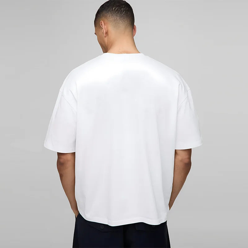 Oversized Boxy Fit Dropped Shoulders Running T-shirts