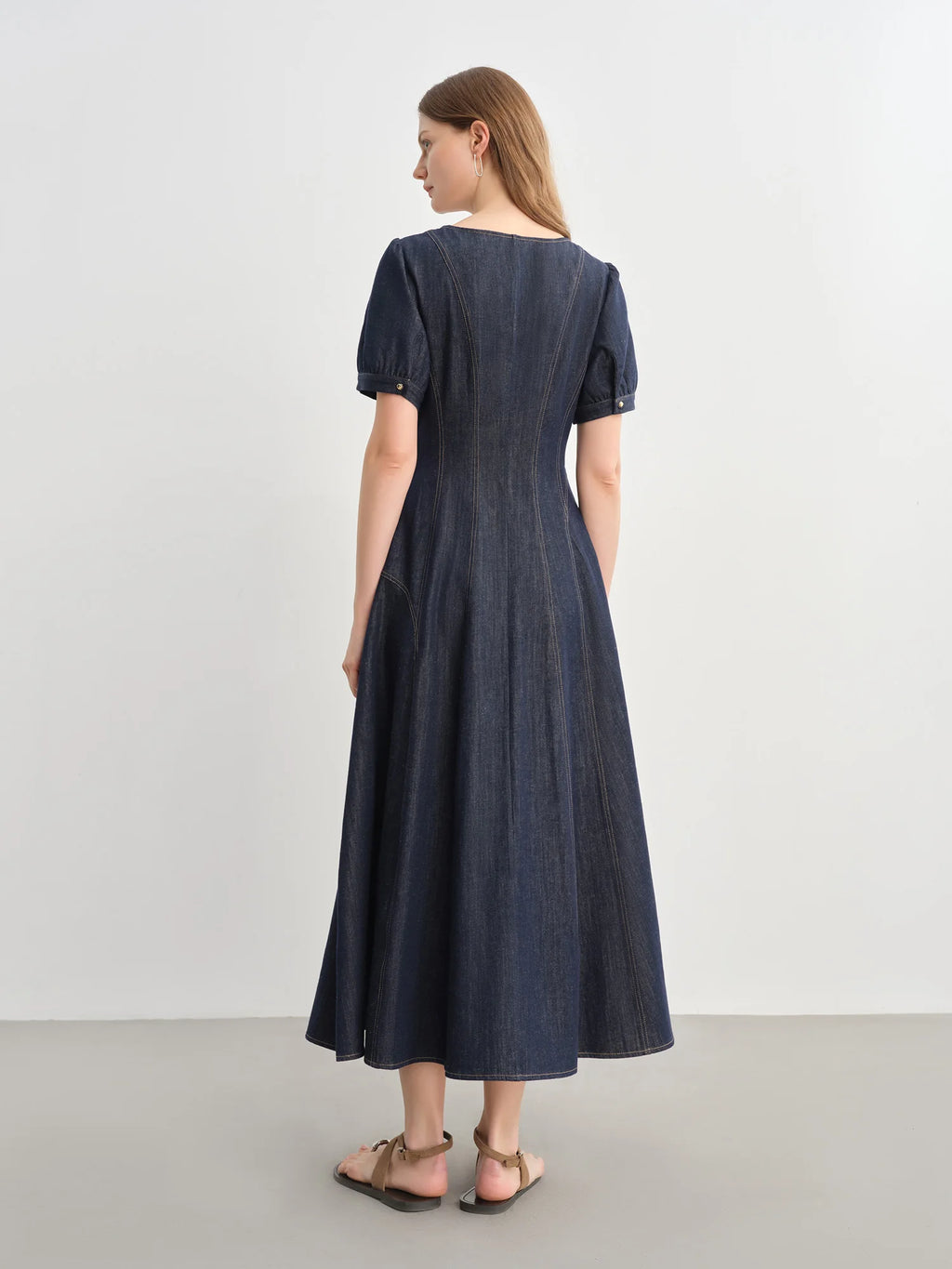 Plus Size Denim Dress Women