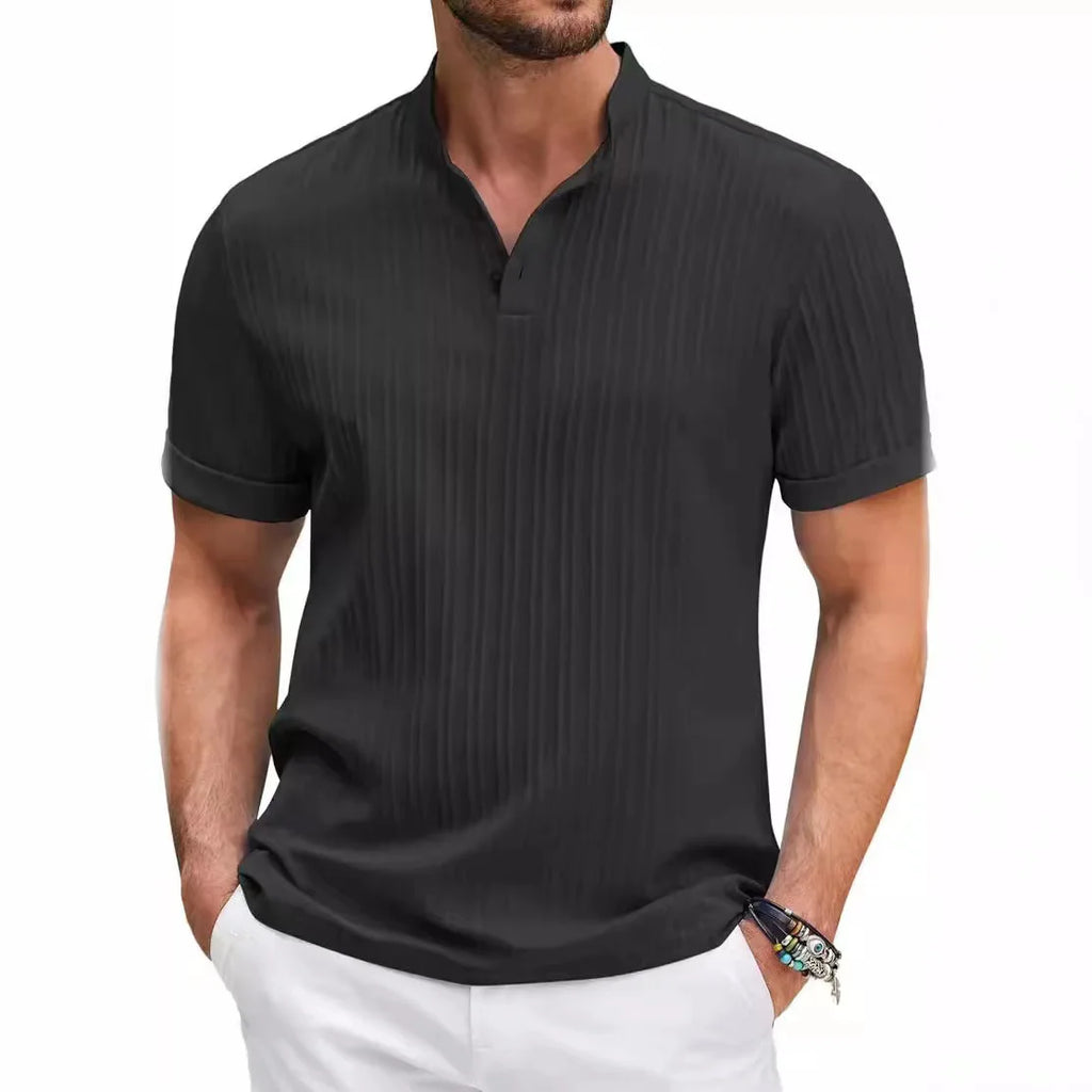 Hawaiian Men's Retro Cotton and Linen shirt