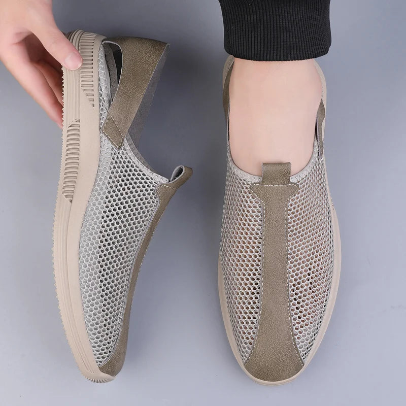 Men's Summer Casual Fashion All-Match Trendy Hollow-Out Shoes