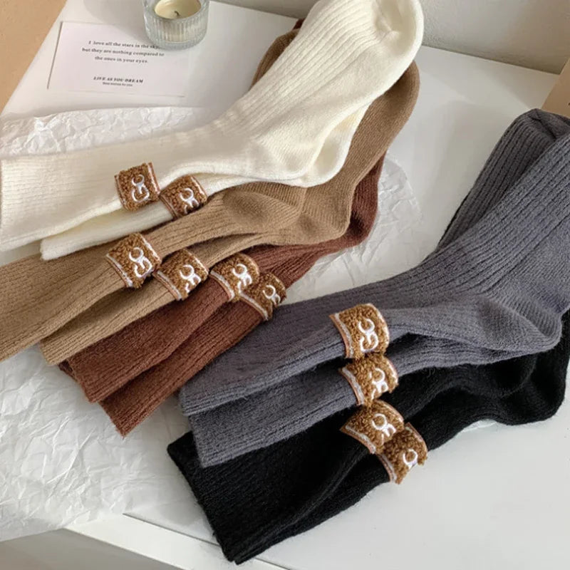 Socks for Women Autumn/winter Warm and Thick Woolen Socks
