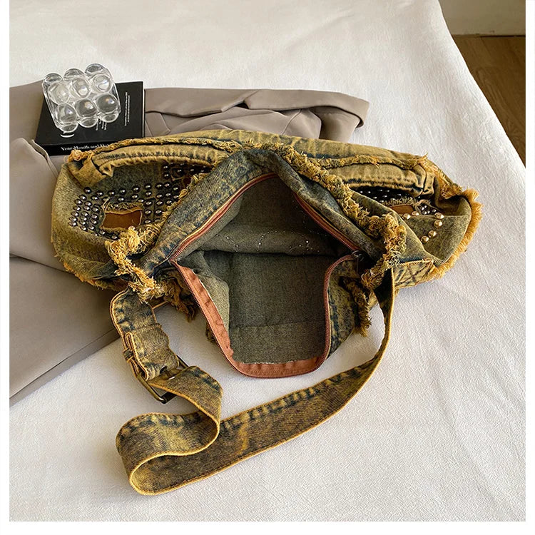 Women Bag Fashion Travel Crossbody Casual Denim Bag