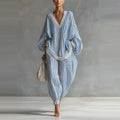 Boho Striped Two Piece Set for Women
