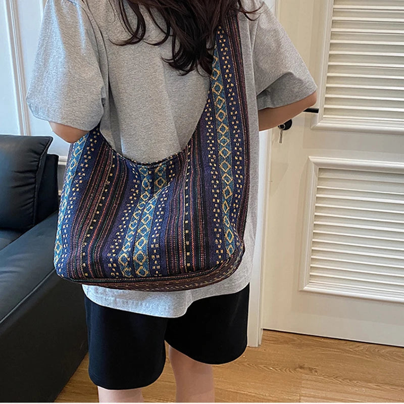 Women's Boho Chic Aztec Tote Bag