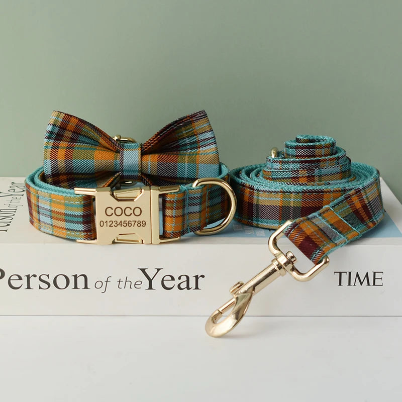 pets accessories dog collar leash harness set