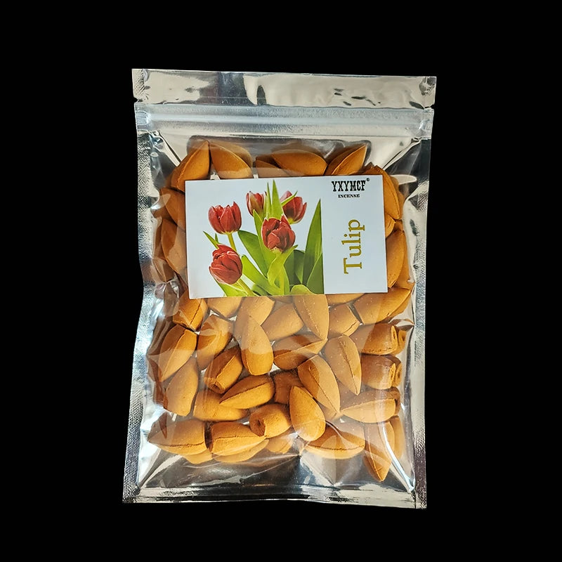 50pcs/bag Natural Waterfall Incense Cones Reflux Tower