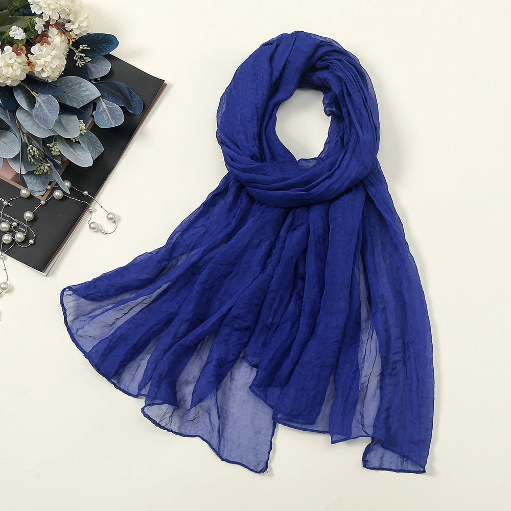 Oversize Chiffon Women Summer Shawl Sleeves