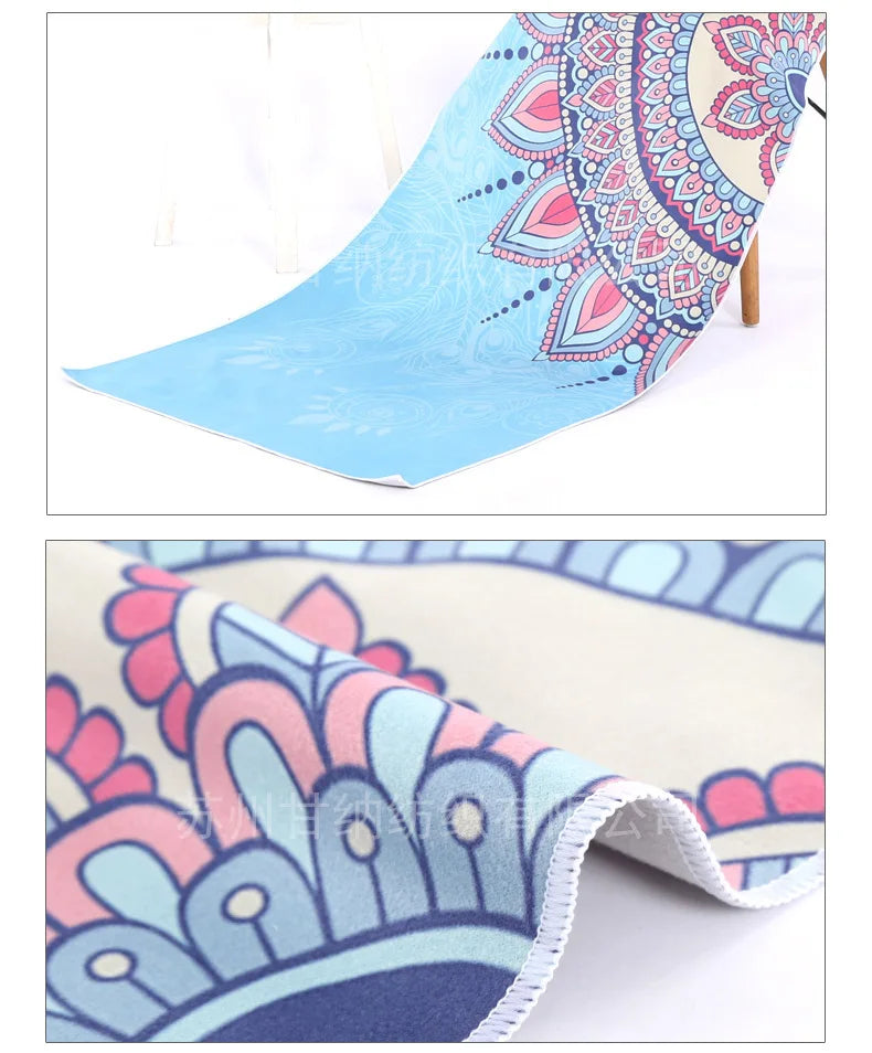 Anti-slip double-sided Fleece Yoga mat