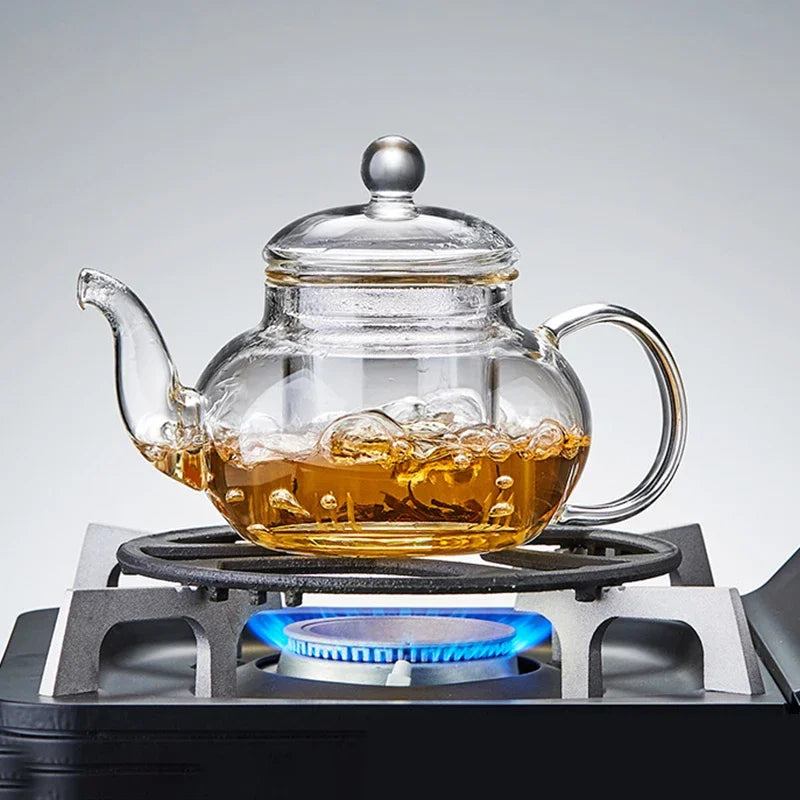 Filterable Glass Teapot Heat-resistant