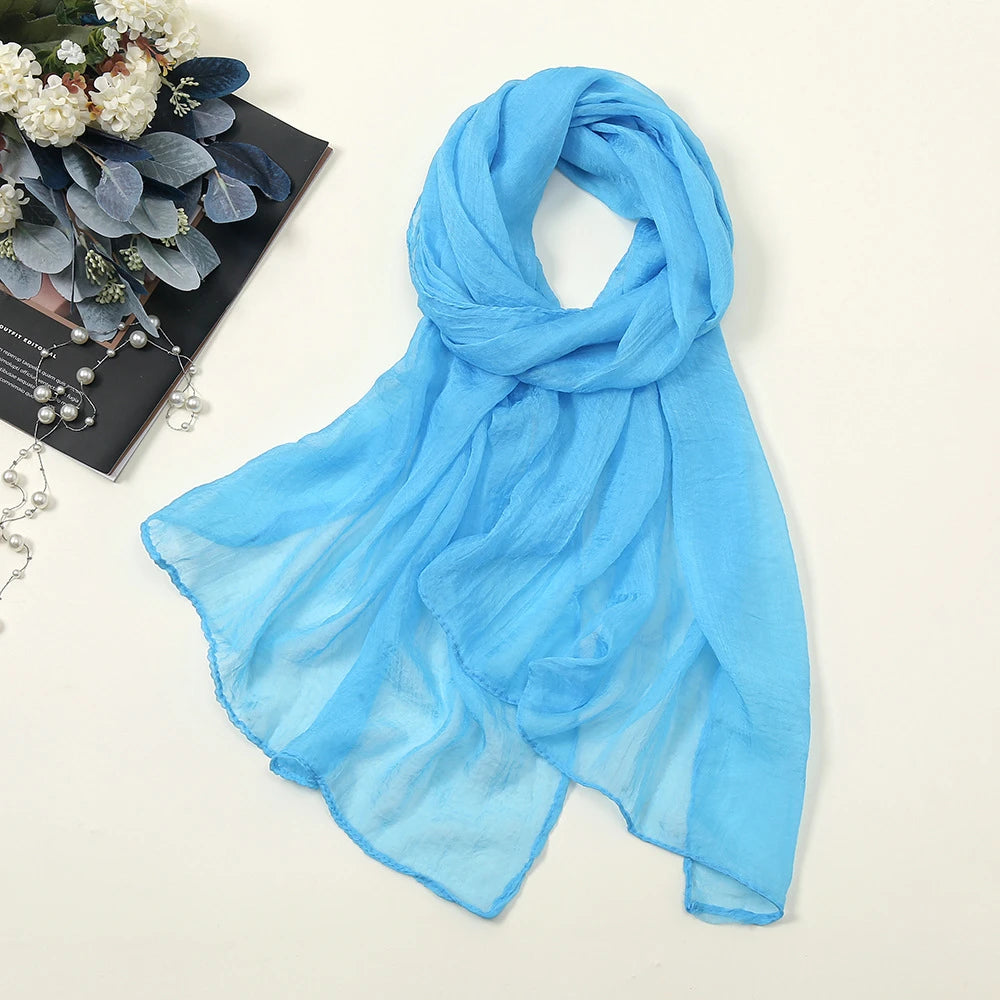 Oversize Chiffon Women Summer Shawl Sleeves