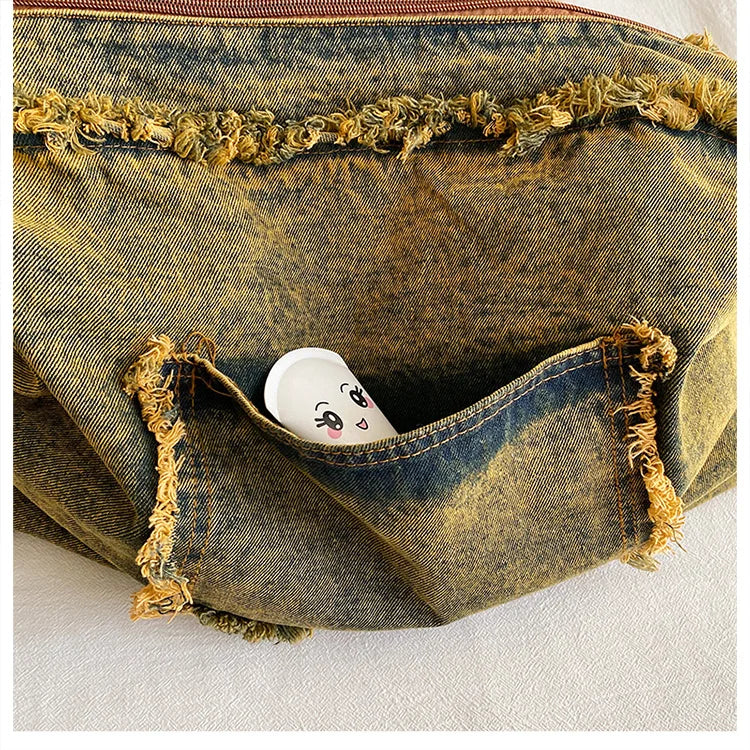Women Bag Fashion Travel Crossbody Casual Denim Bag