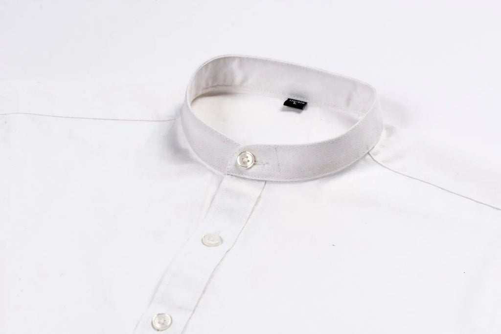 Men Casual Business Mandarin Collar
