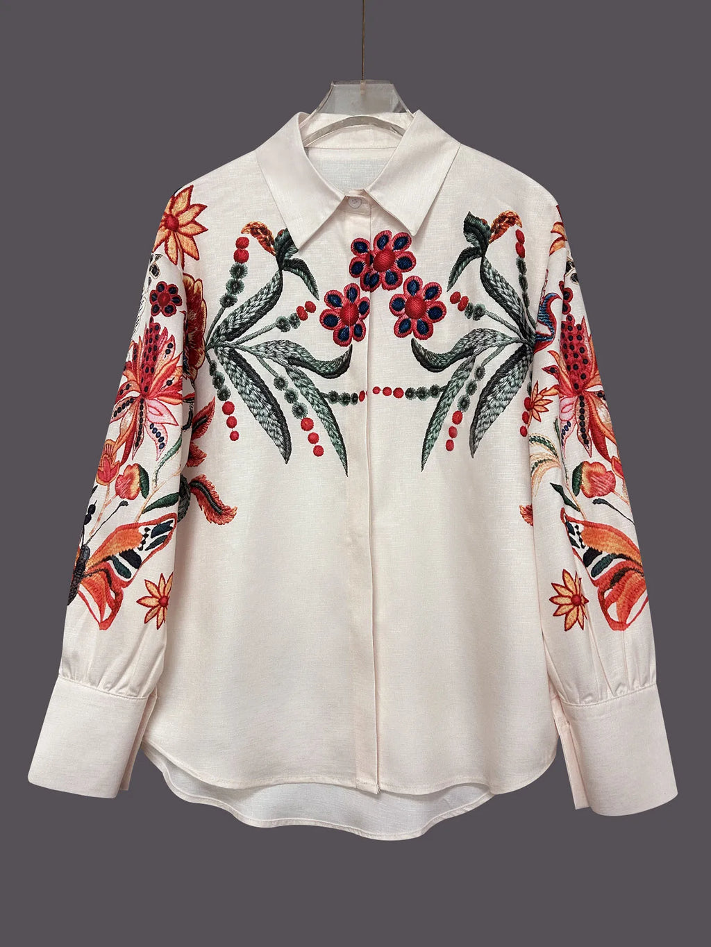 Women Casual Floral Printed Shirts