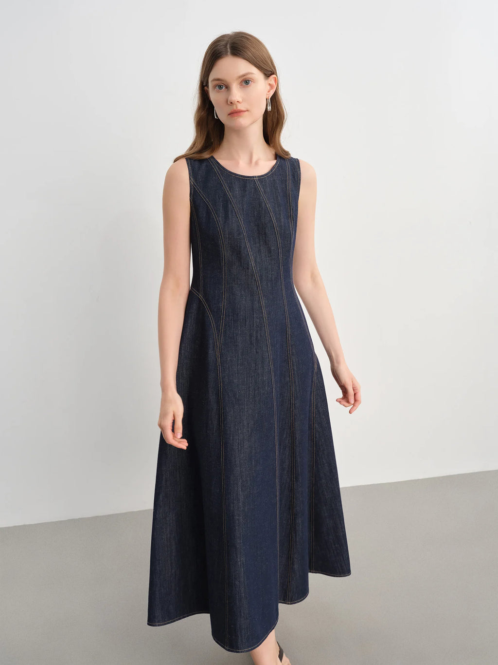 Plus Size Denim Dress Women