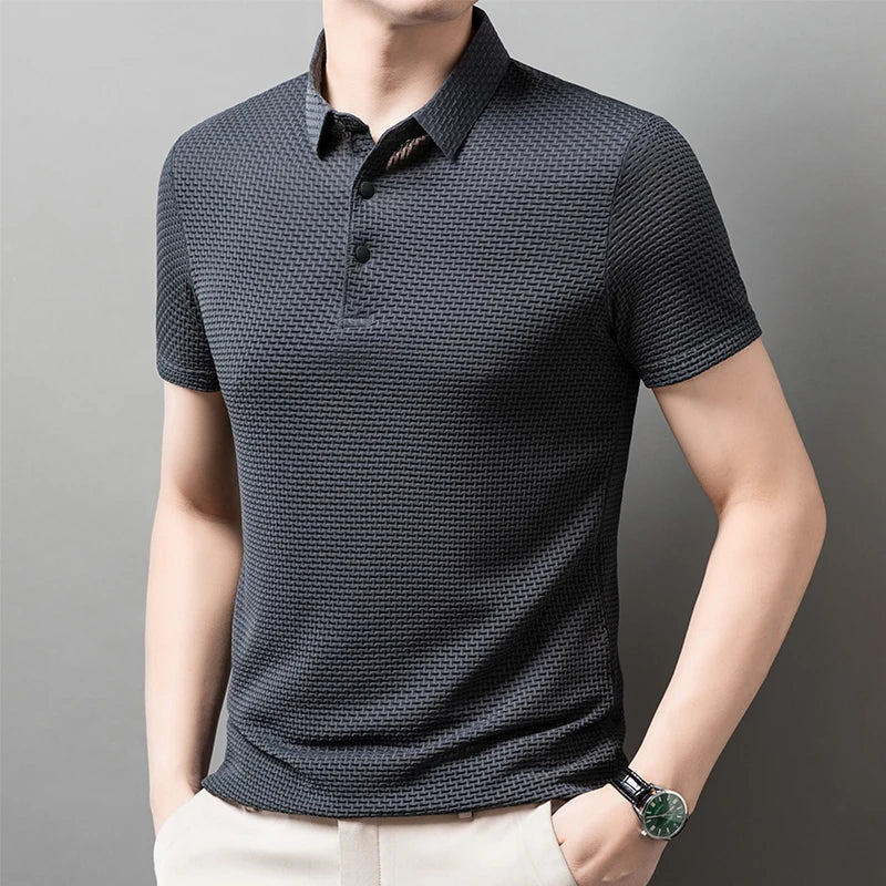 New Men's Business Casual Short Sleeve