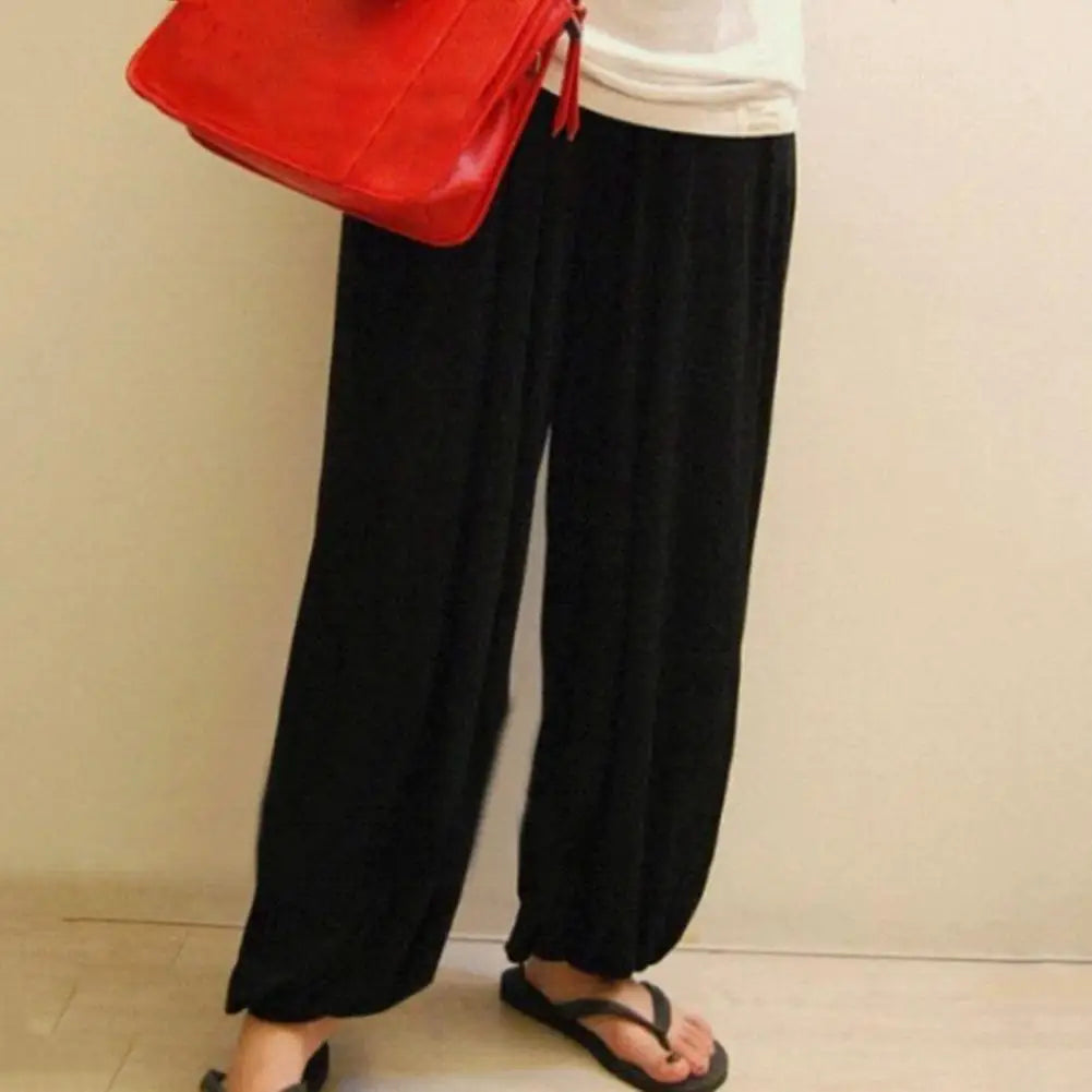 Women/Men Harem Pants Modal Yoga Loose Long Pants