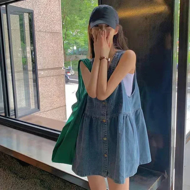 Sleeveless Strap Dress Women