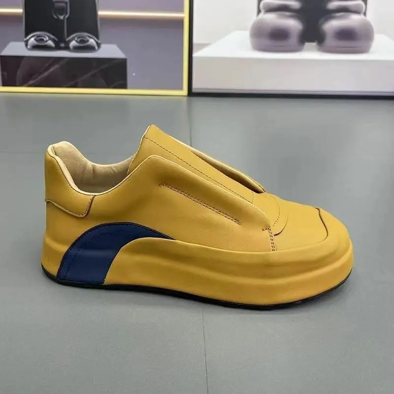 Sneakers Casual Men Cover Bottom Board Shoes