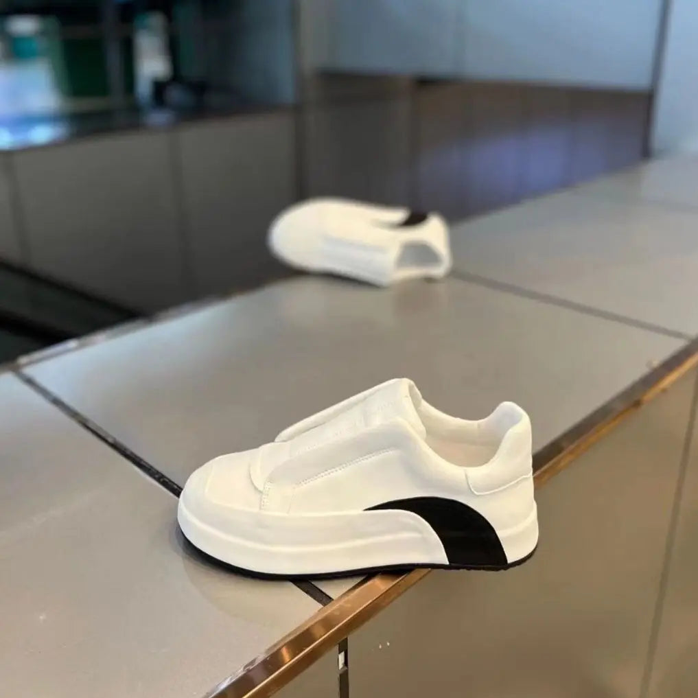 Sneakers Casual Men Cover Bottom Board Shoes