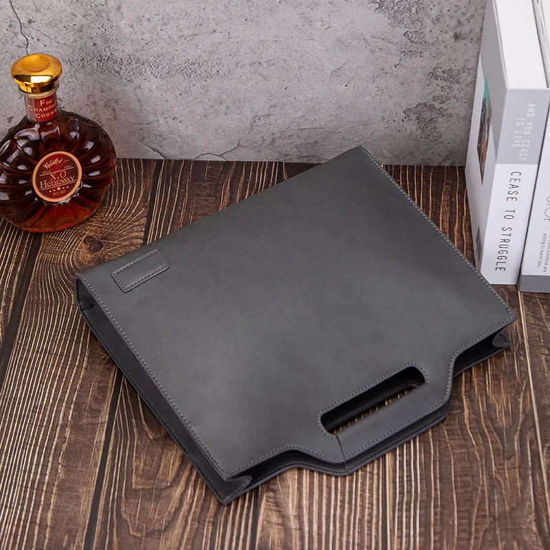 Vintage Leather Men's Tote Shoulder Bag