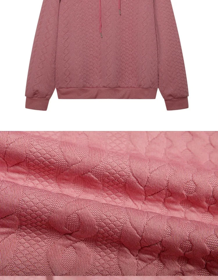 Fashionable Student Hoodie Long Sleeve Casual Sweatshirt Regular Fit Streetwear