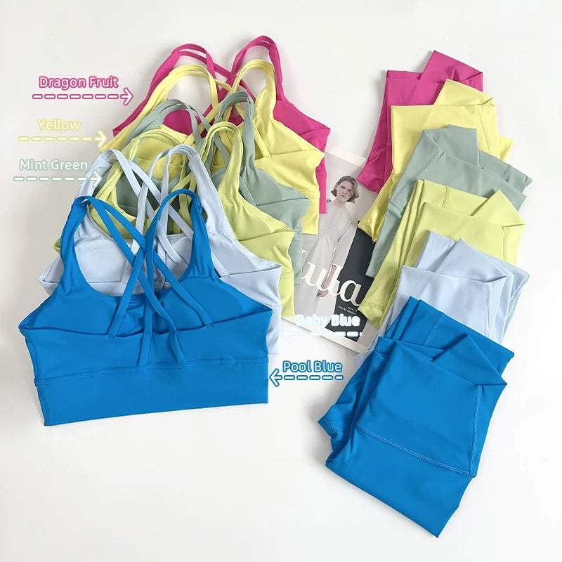 2 Pieces Yoga Set Women