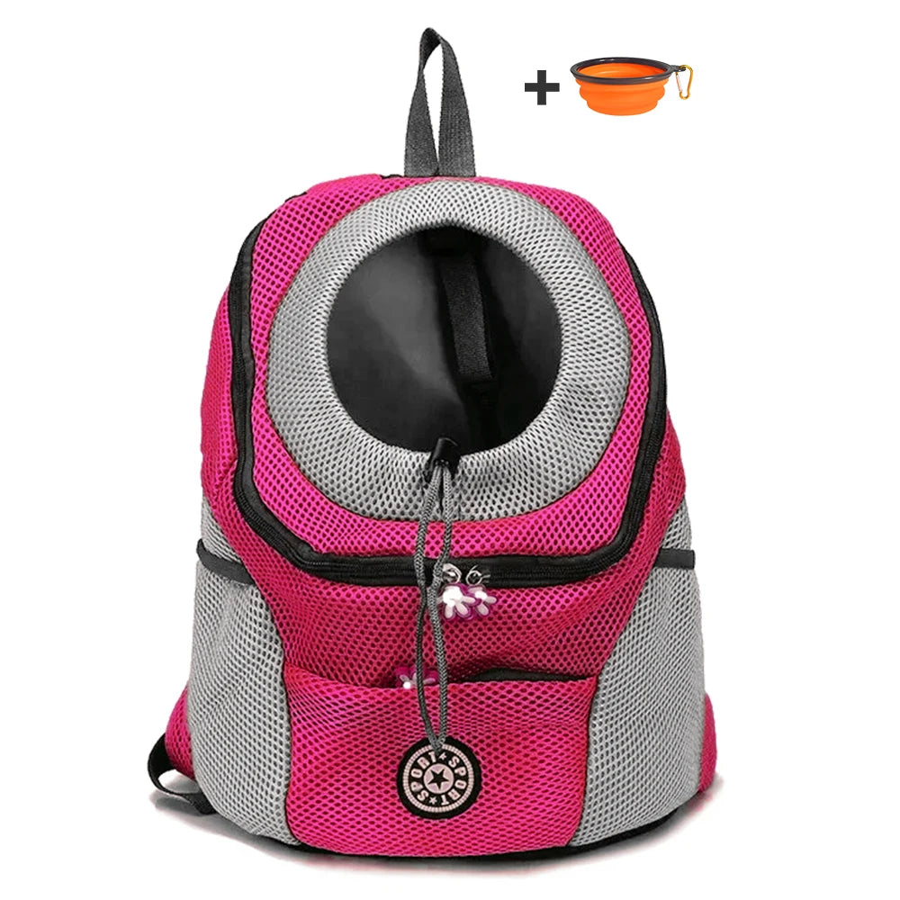 Outdoor Pet Dog Carrier Backpack Breathable Camouflage