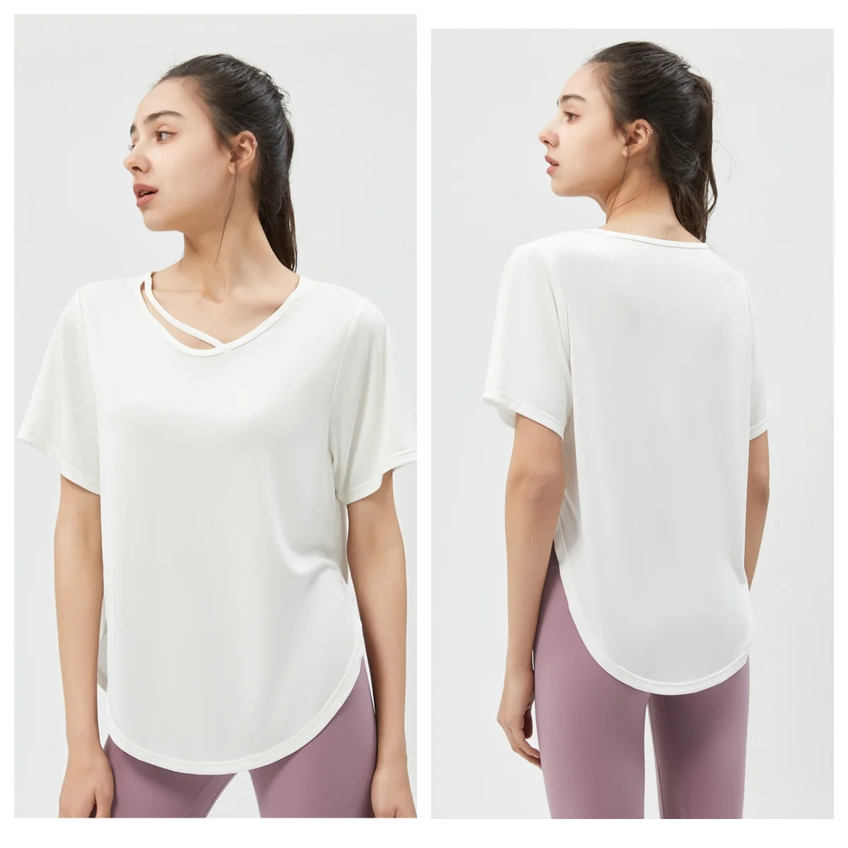Plus Size Workout T-Shirt for Women