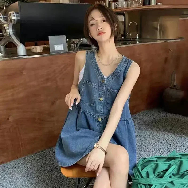 Sleeveless Strap Dress Women