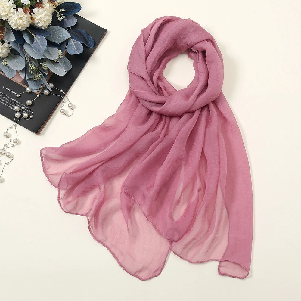 Oversize Chiffon Women Summer Shawl Sleeves