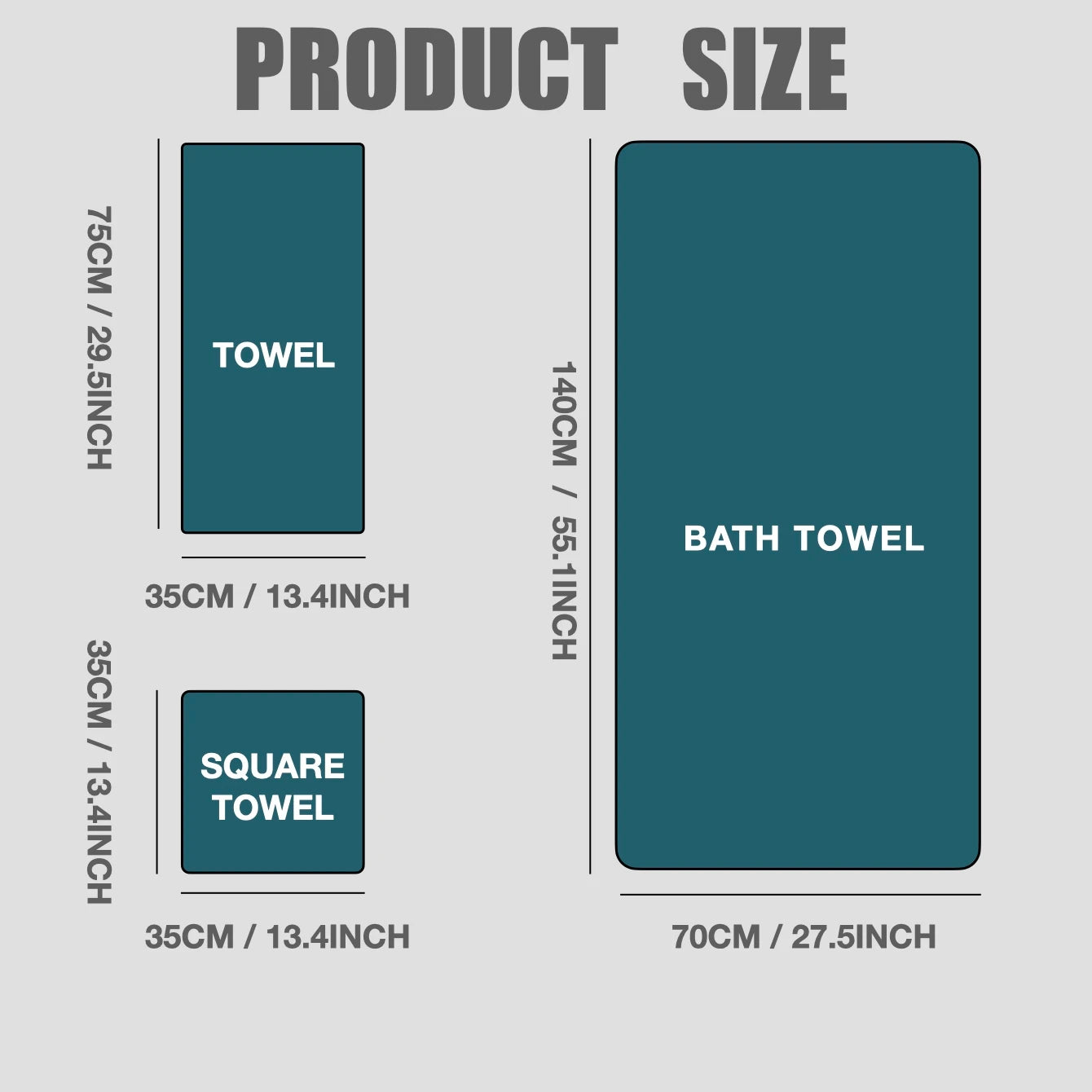 8pcs Luxury Hotel High Quality Cotton Bath Towel Set