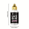 60ml/2 fl.oz Waterproof Wig Lace Glue - Strong Hold, Invisible, Quick Dry & Easy Removal