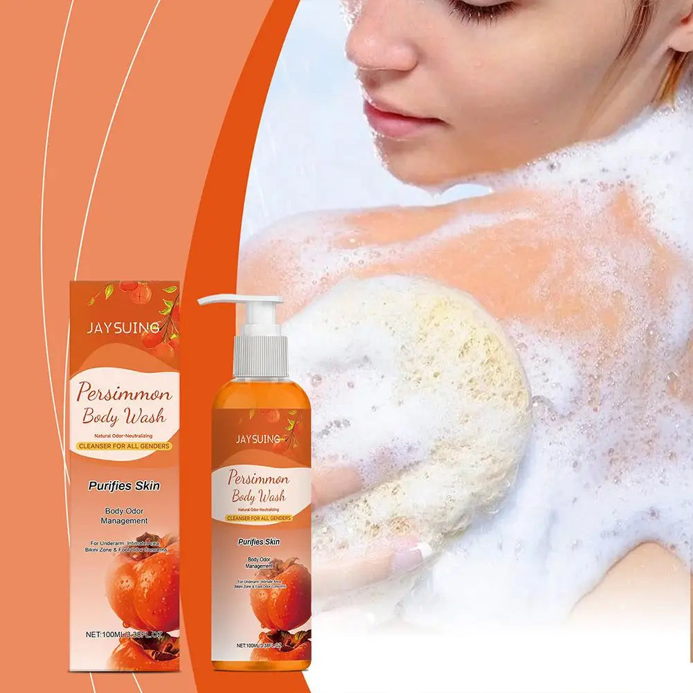 Persimmon Shower Gel Persimmon Extract For Men and Women Gentle on All Skin Types